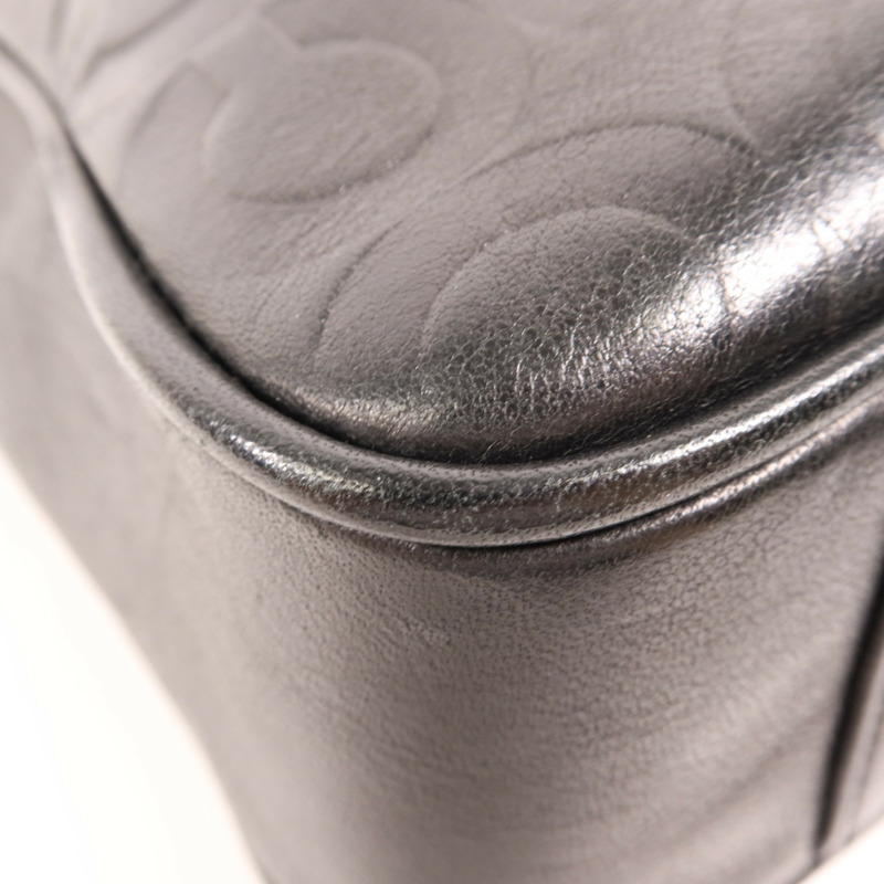 COACH 牛皮皮革Shoulder Bag銀扣肩背袋-8