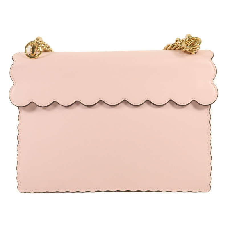FENDI 牛皮皮革KAN I金扣鏈帶肩背袋-1