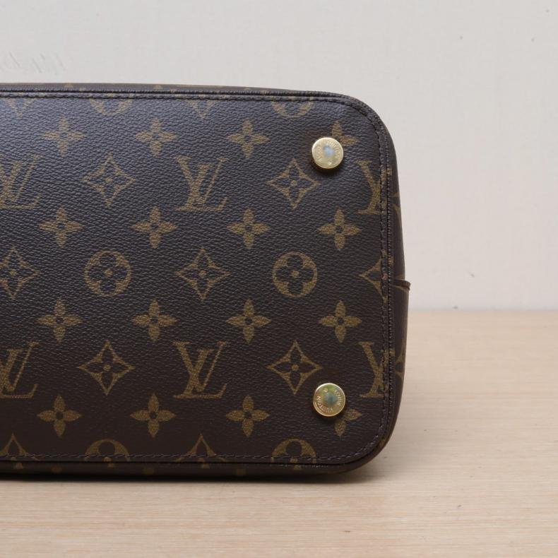 LOUIS VUITTON LockitVertical豎版Tote大號31老花PVC2013肩背包-3