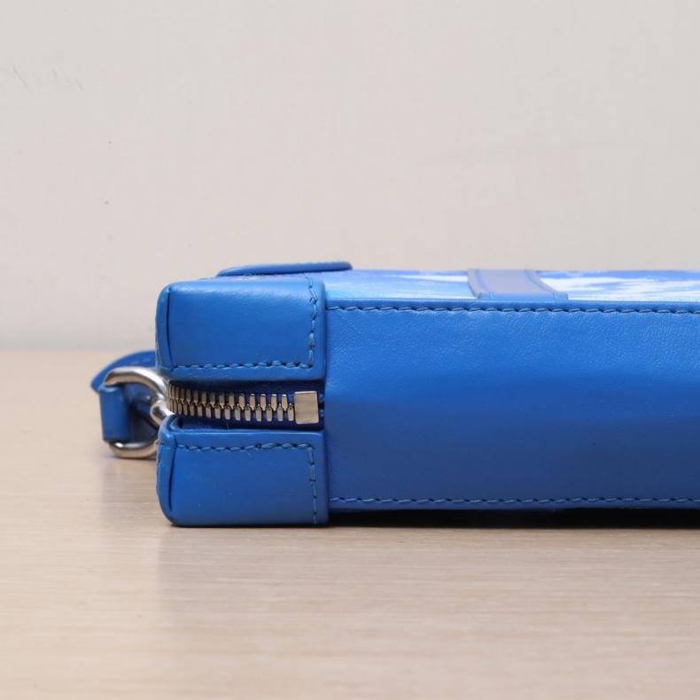 LOUIS VUITTON SoftTrunkWallet盒子包22.5藍色PVC2020藍天白雲系列肩背包-2