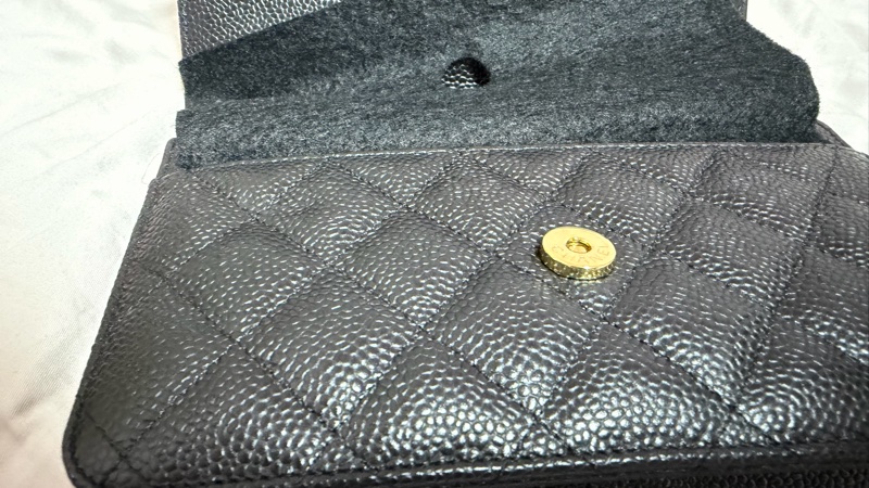 Chanel 香奈兒 WOC 黑金 荔枝皮 全配-18