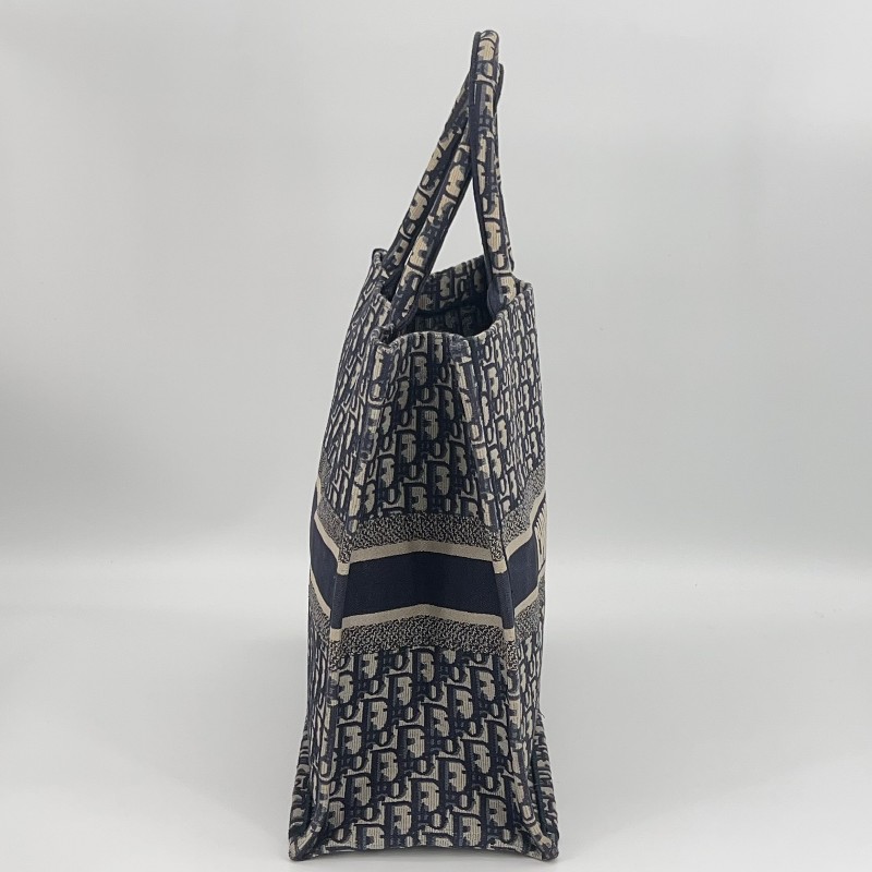 Dior book tote 托特包 大號 藍色 手提包-1