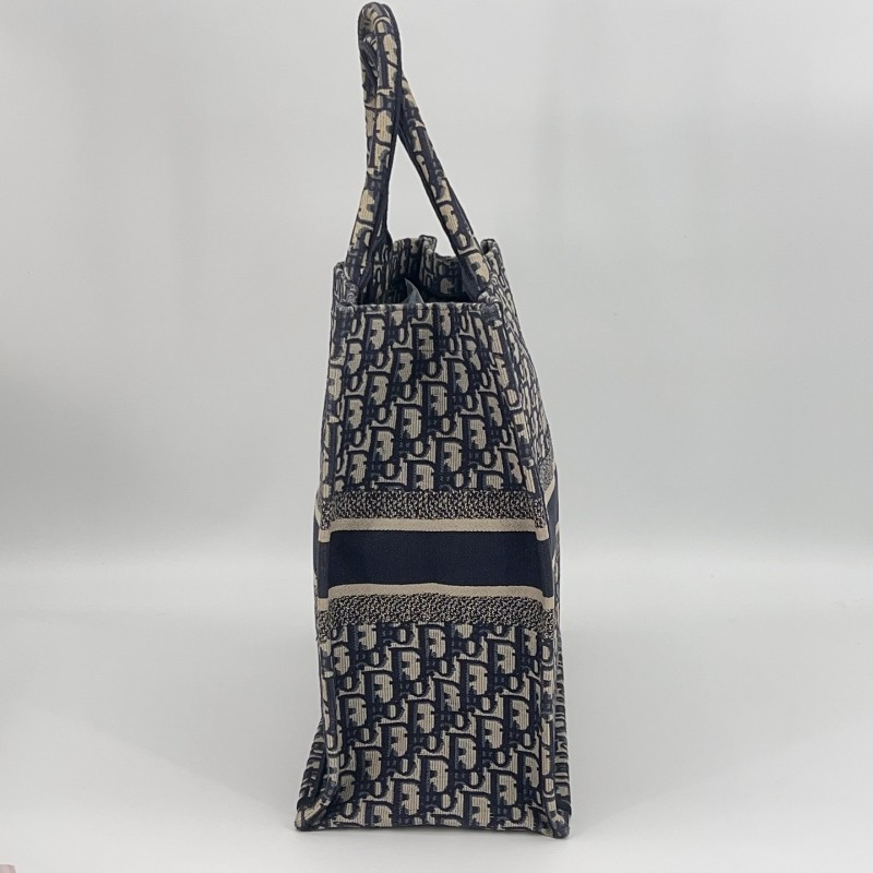 Dior book tote 托特包 大號 藍色 手提包-2