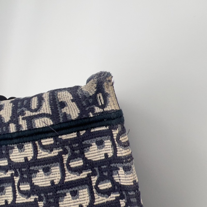 Dior book tote 托特包 大號 藍色 手提包-9