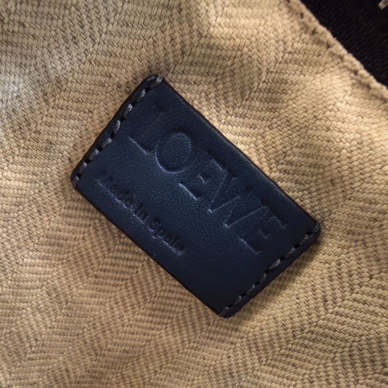 LOEWE Puzzle 藍色拼色 中號 肩背包 約29x18cm-16
