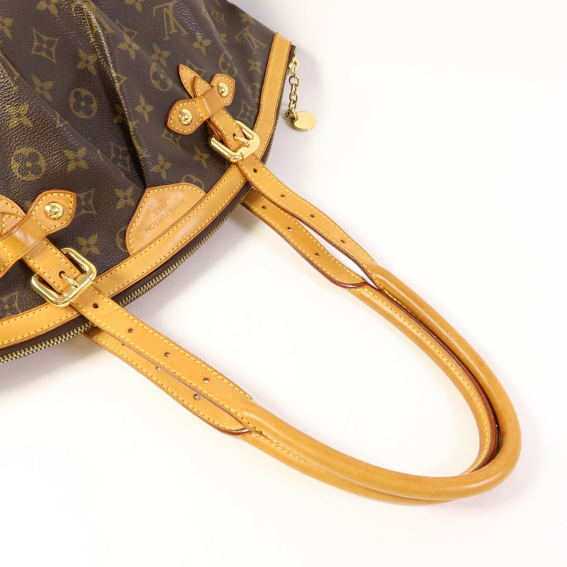 LOUIS VUITTON Monogram Tivoli GM金扣肩背袋-4
