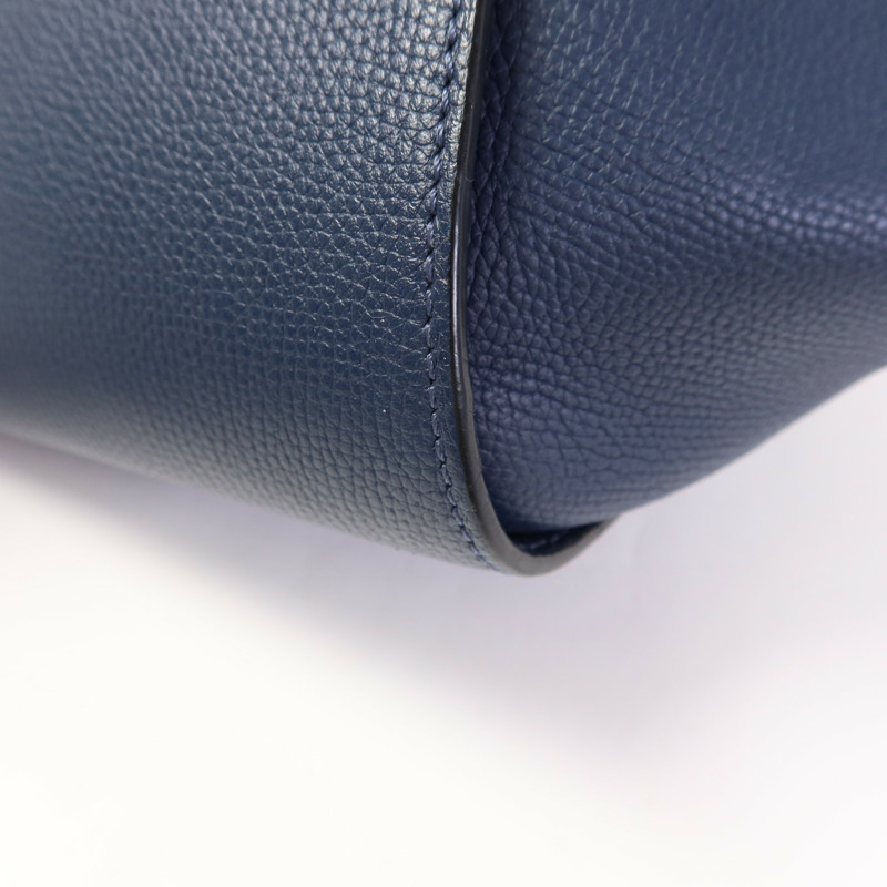 LOEWE 牛皮皮革Compact Hammock金扣手挽肩背兩用袋-13