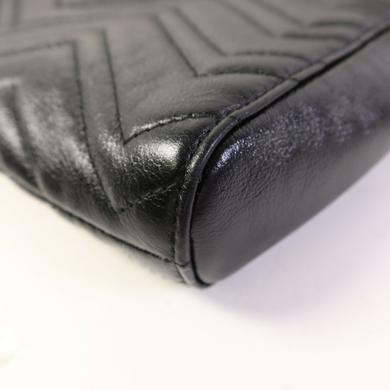 GUCCI 牛皮皮革Shoulder Bag金扣手挽袋-12