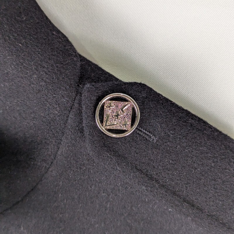 莉亞精品♡LV 寬鬆羊絨長版外套 尺碼40 近新閒置-5