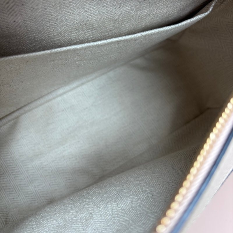 ::LOEWE:: PUZZLE 灰褐色柔軟粒面小牛皮小型 手提斜背兩用包-24