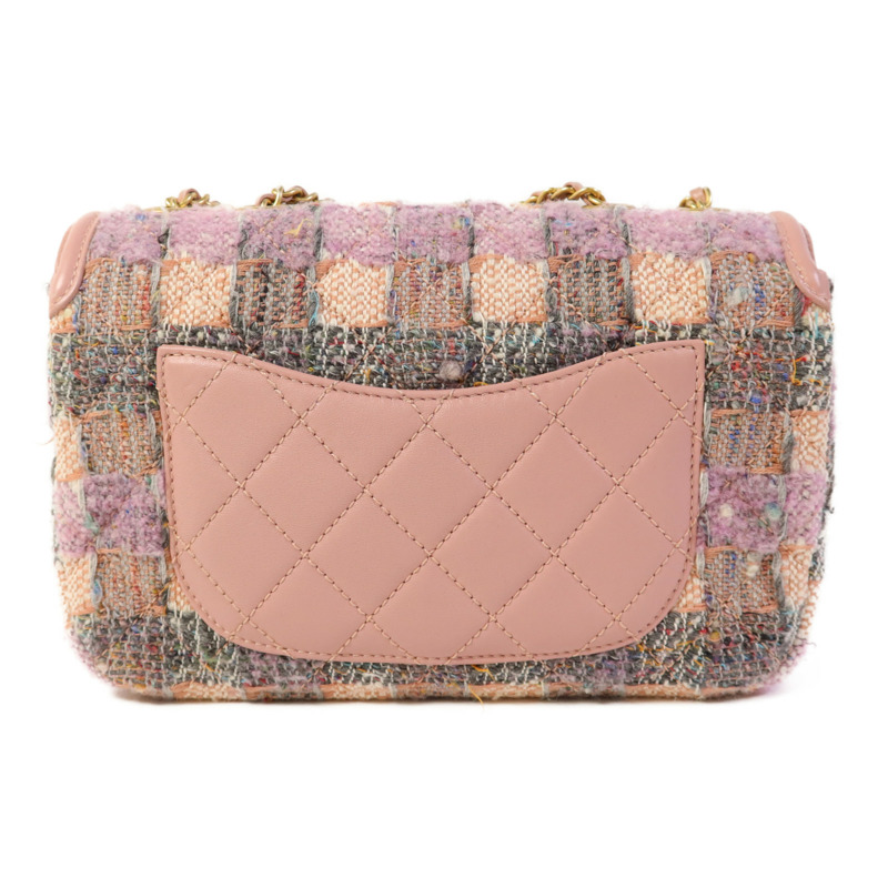CHANEL 粗花呢CC Filigree Flap金扣鏈帶肩背袋-1