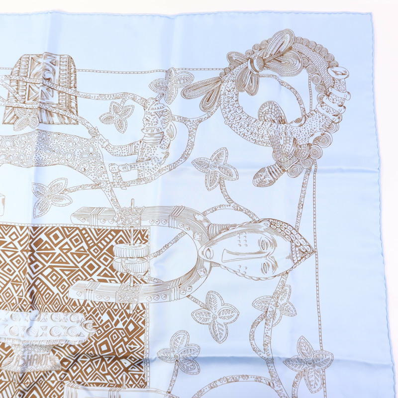 HERMES 絲質Scarf絲巾-2