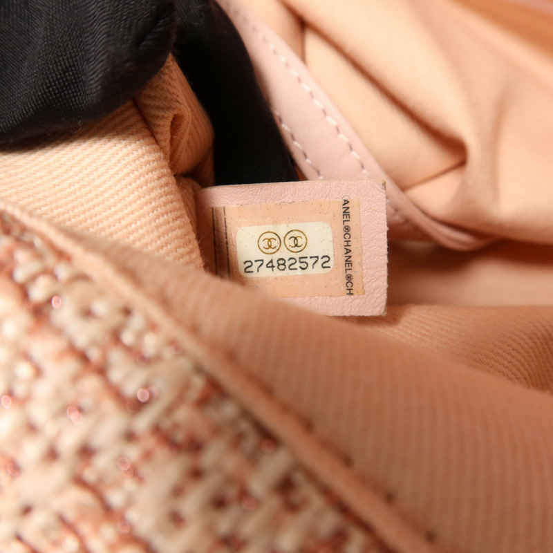 CHANEL 帆布Deauville Backpack金扣背包-7