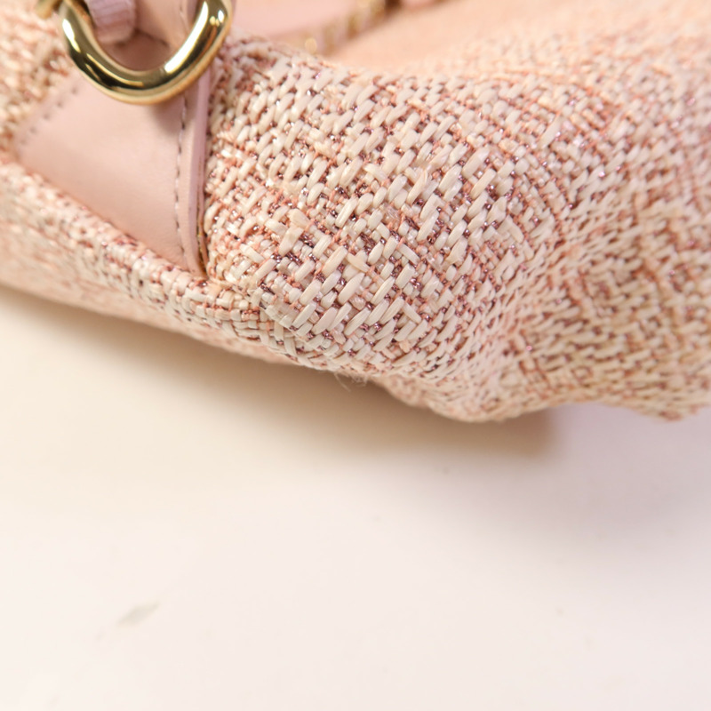 CHANEL 帆布Deauville Backpack金扣背包-11