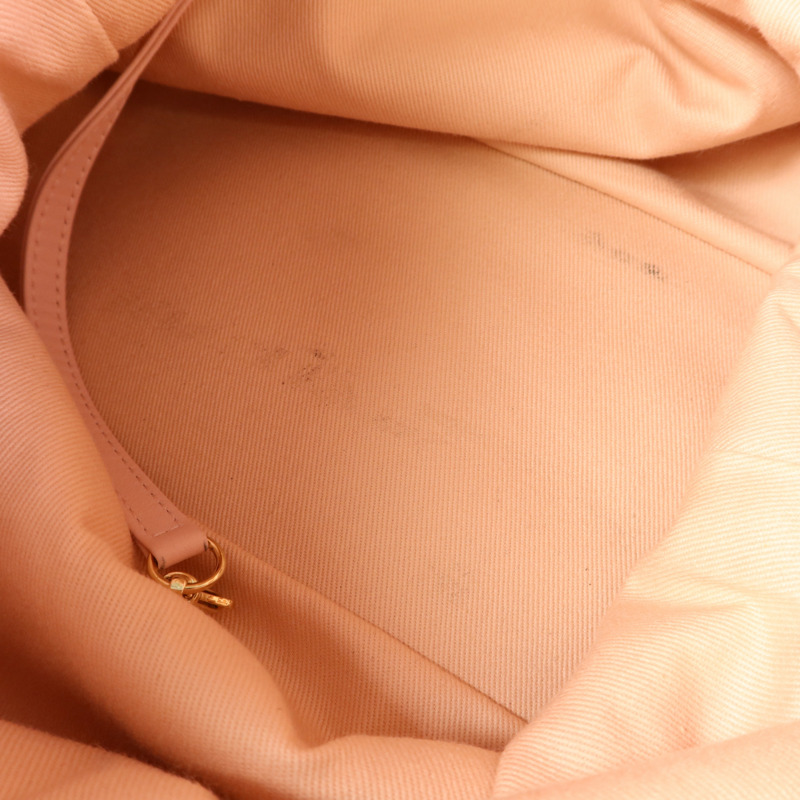 CHANEL 帆布Deauville Backpack金扣背包-14