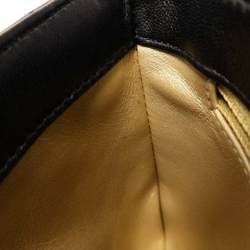 CHANEL 羊皮皮革2 Way Shoulder Bag金扣手挽肩背兩用袋-15