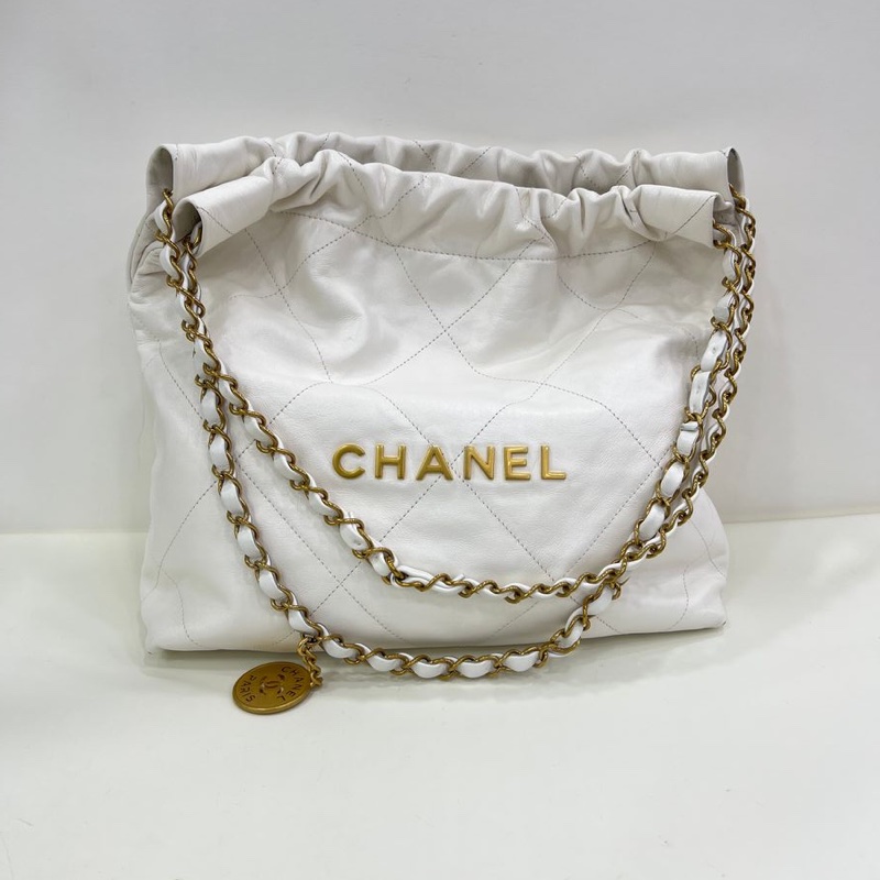 chanel22bag白色小號-0