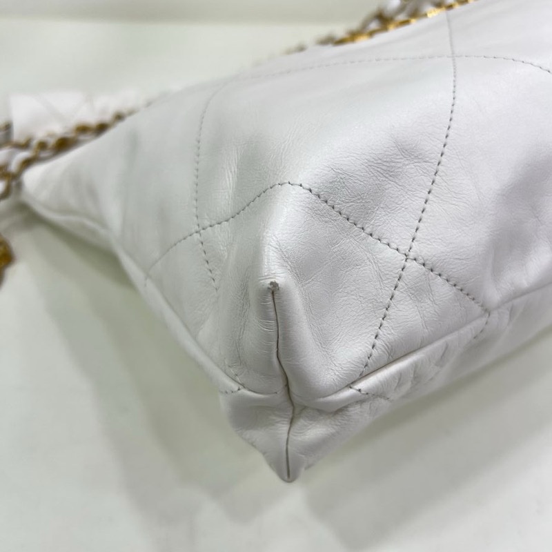 chanel22bag白色小號-1