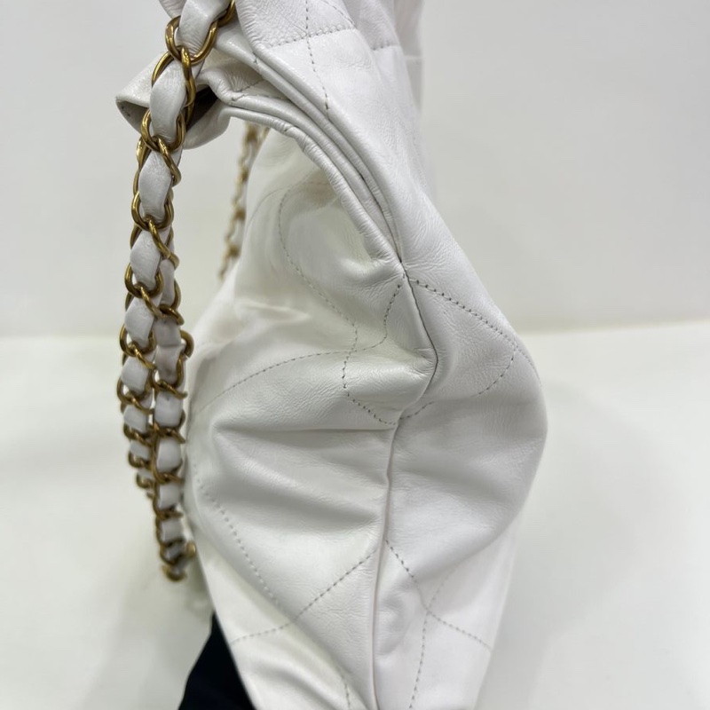 chanel22bag白色小號-3