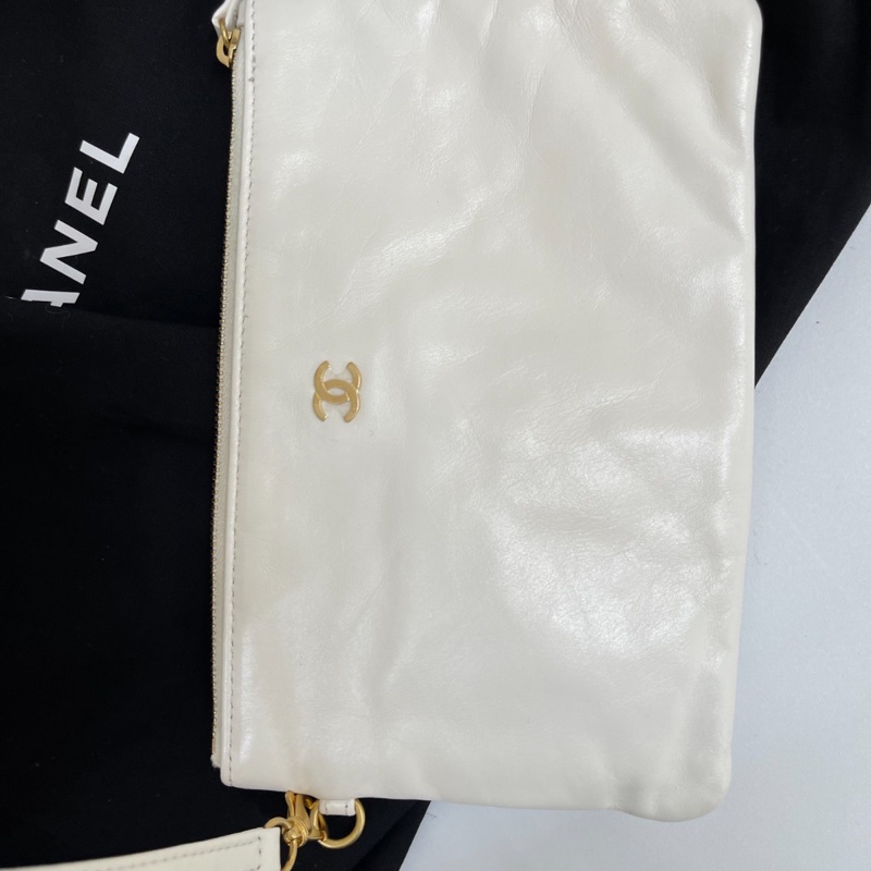 chanel22bag白色小號-5