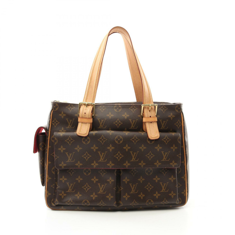 LOUIS VUITTON Multipli cite 手提包 M51162 Monogram 帆布 棕色 二手 女士 LV-0