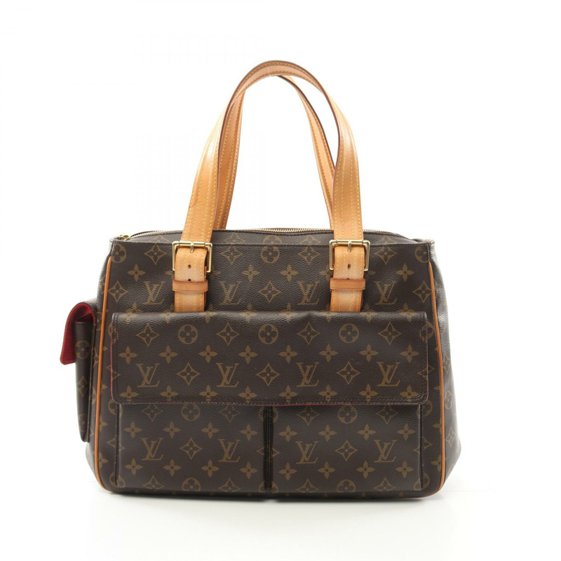 LOUIS VUITTON Multipli cite 手提包 M51162 Monogram 帆布 棕色 二手 女士 LV-0
