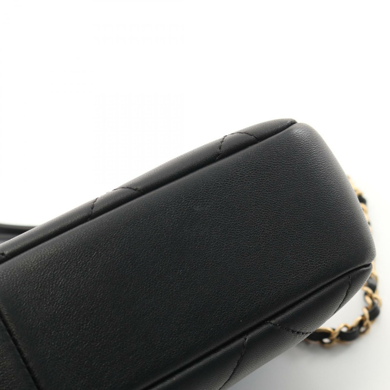 CHANEL Matelasse 2way 單肩包 AS1358 羔羊皮 黑 二手 GHW CC-7