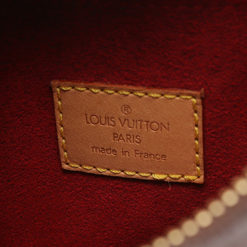 LOUIS VUITTON Croissant MM 單肩包 M51512 Monogram 帆布 棕色 二手 女款-3