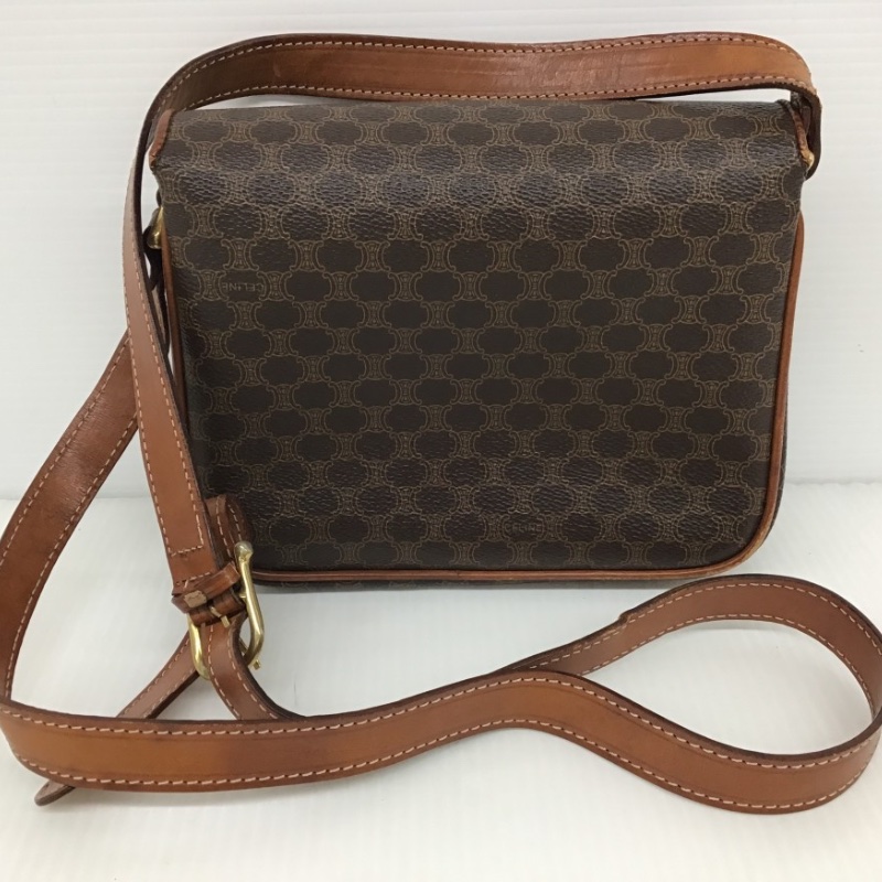 【二手精品】Celine Macadam Shoulder Bag 老花斜背包 經典復古款-3