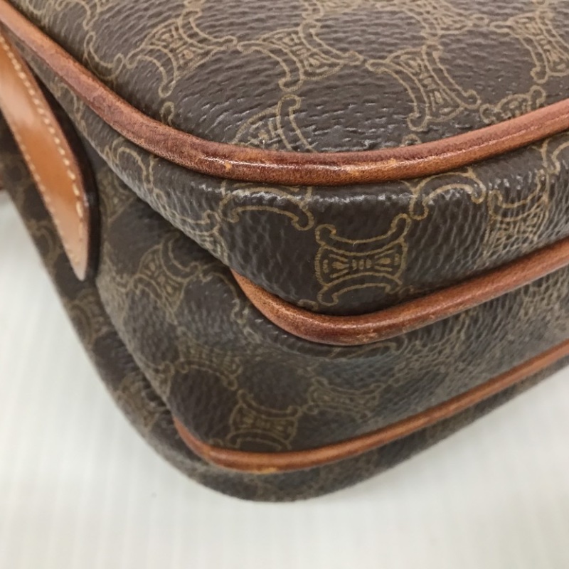 【二手精品】Celine Macadam Shoulder Bag 老花斜背包 經典復古款-8