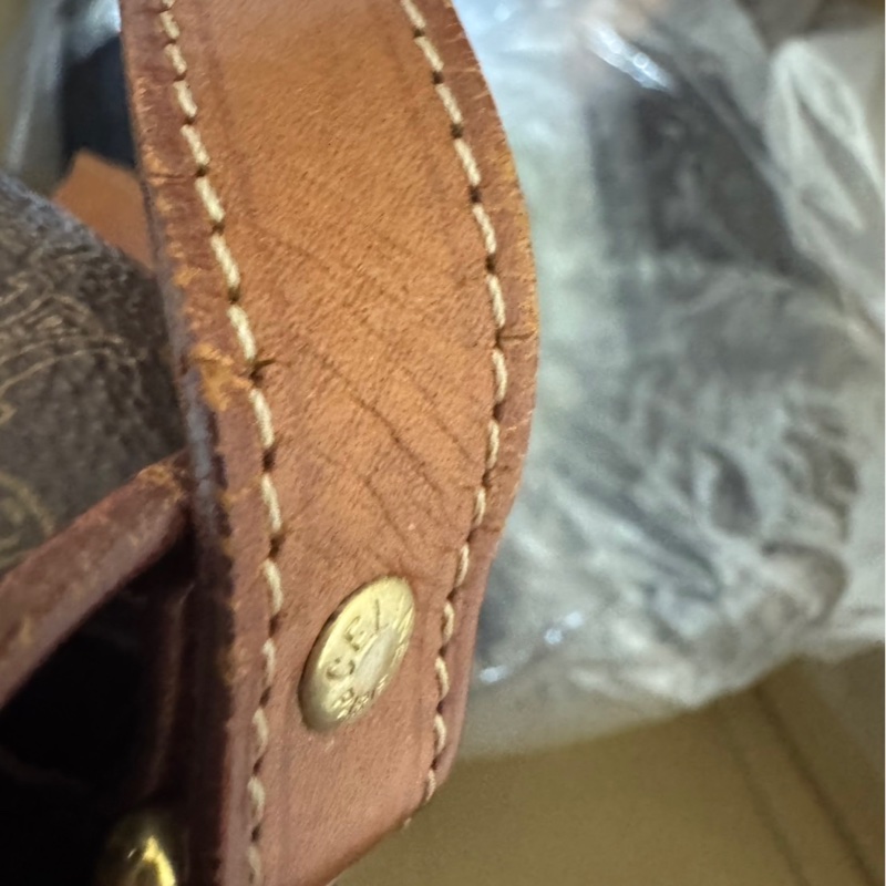 【二手精品】Celine Macadam Shoulder Bag 老花 斜背包 肩背包 經典復古款-12