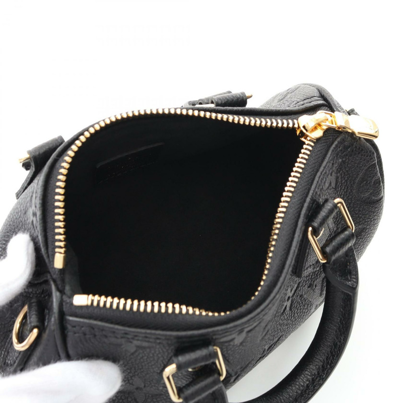 LOUIS VUITTON Nano Speedy 手提單肩斜背包 M82450 Monogram empreinte-2