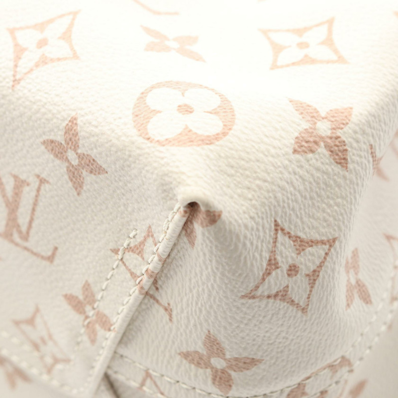LOUIS VUITTON Atlantis GM 單肩托特包 M24409 Monogram Dune 白色二手-5