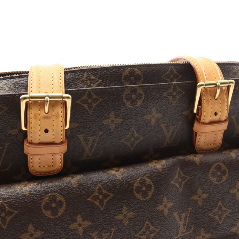 LOUIS VUITTON Multiplicite 手提包 M51162 Monogram 帆布皮革棕色二手 LV-8