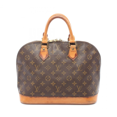 LOUIS VUITTON Alma PM 手提包 M51130 Monogram 帆布 皮革 棕色 二手 女款