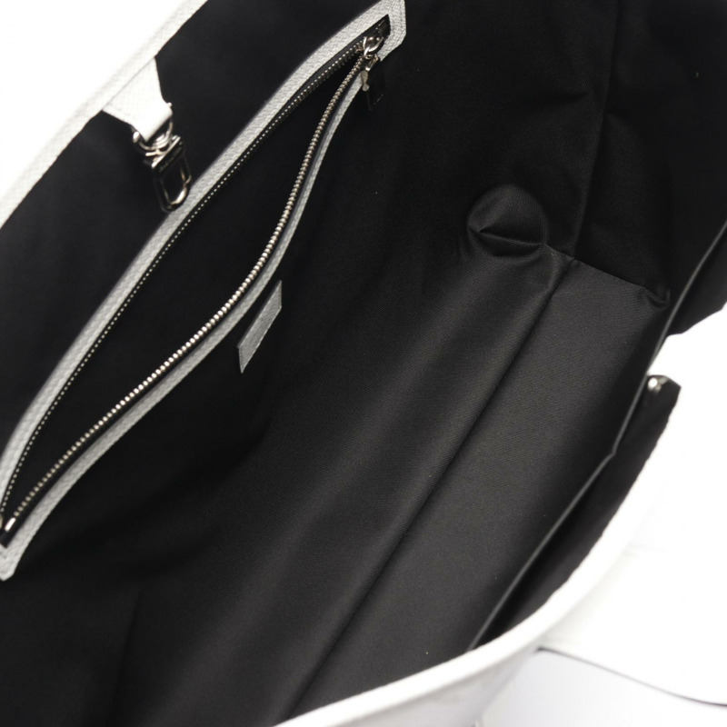 LOUIS VUITTON Weekend Shoulder Tote NM 包 M30919 Taigalama 帆布皮革白色-2