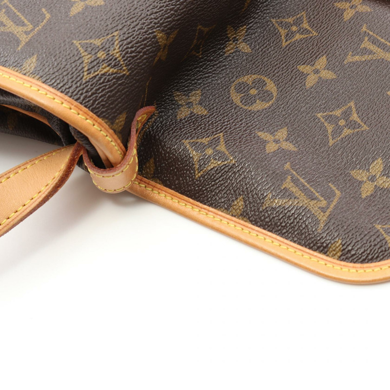 LOUIS VUITTON Saumur 30 斜背包 單肩包 M42256 Monogram 帆布 二手 女士-5
