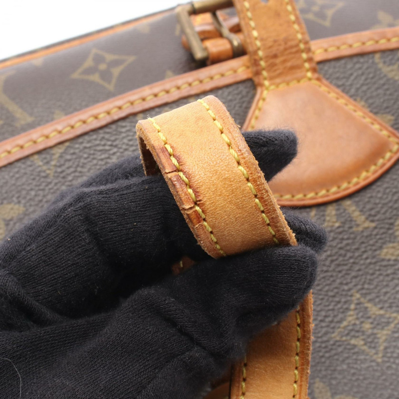 LOUIS VUITTON Sologne 單肩包 M42250 Monogram 帆布 棕色 二手 女士 LV-10