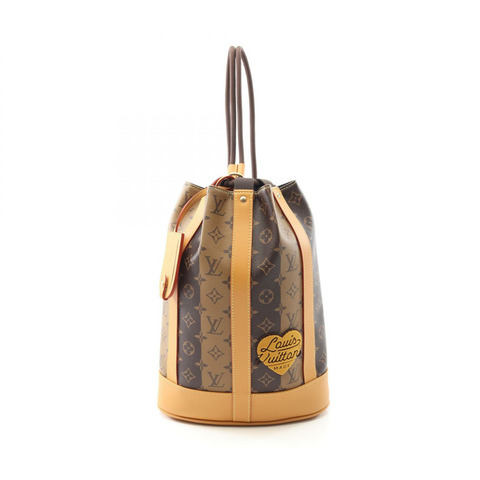 LOUIS VUITTON × NIGO Randonnee 郵差單肩包 M45968 Monogram 條紋 LV