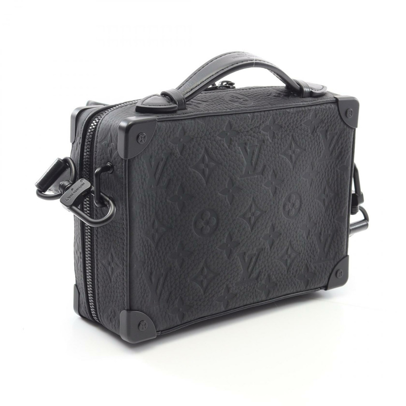 LOUIS VUITTON 方向盤軟行李箱單肩包 M59163 Monogram Taurillon-1