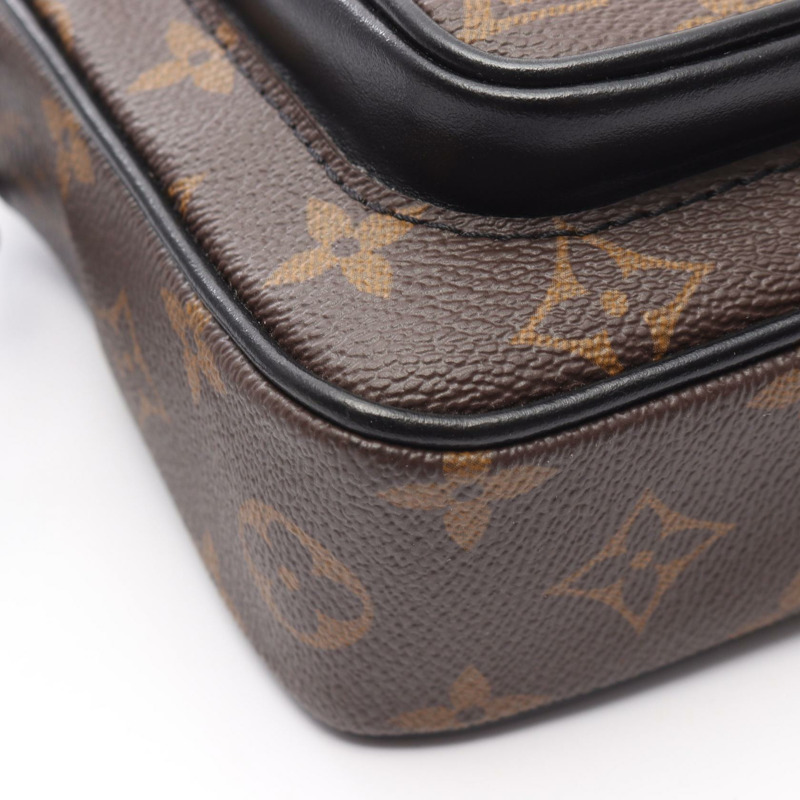 LOUIS VUITTON Christopher 穿戴式皮夾單肩包 M69404 Monogram macassar-4