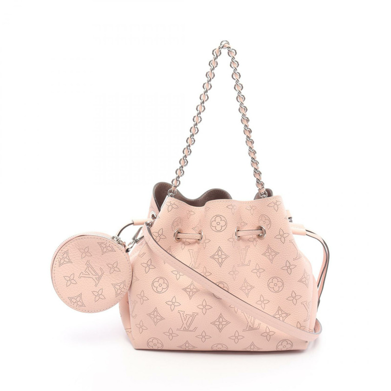 LOUIS VUITTON Bella Mahina 鏈條單肩包 M23195 皮革 玫瑰茉莉花-0