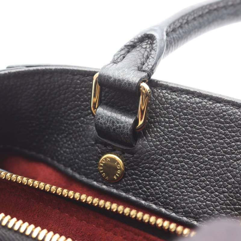 LOUIS VUITTON Montaigne BB 雙色肩手提包 M45778 Monogram empreinte-5