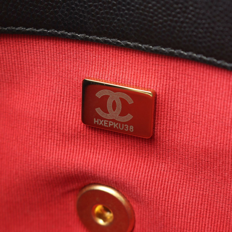 CHANEL Matelasse 斜背鏈條單肩包 AS2711 小牛皮 黑色 GHW 二手-4