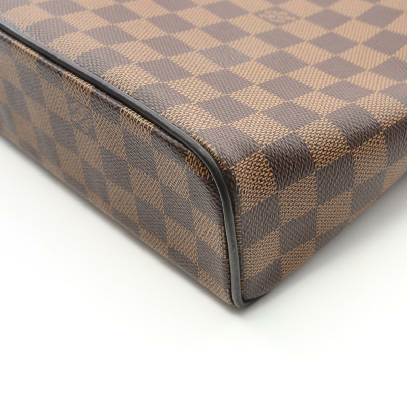 LOUIS VUITTON District MM NM 單肩包 N41032 Damier 帆布 棕色 Ebene 二手-5