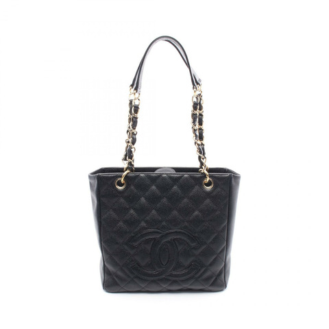CHANEL Matelasse PST 鏈條單肩托特包 A50994 小牛皮 黑色 GHW 二手
