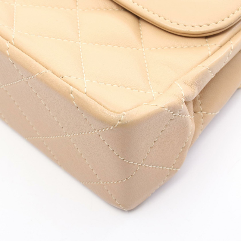 CHANEL Matelasse Paris 限量版雙翻蓋鏈條單肩包 小羊皮-7