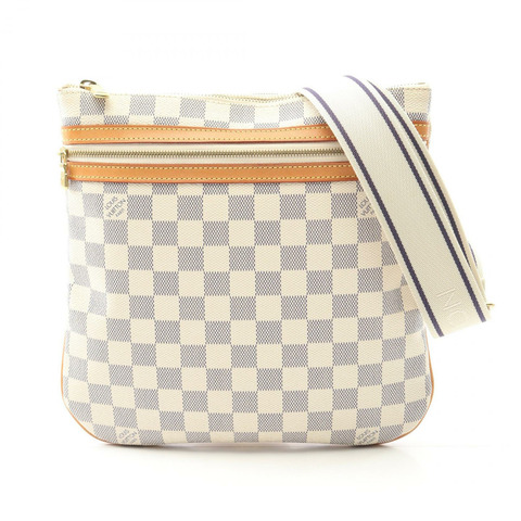LOUIS VUITTON Pochette Bosphore 單肩包 N51112 Damier Azur 帆布 二手 LV