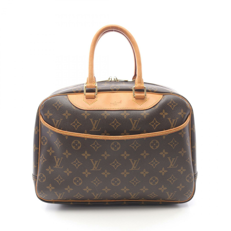 LOUIS VUITTON Deauville Bowling Vanity 手提包 M47270 Monogram 帆布 二手 女款-0
