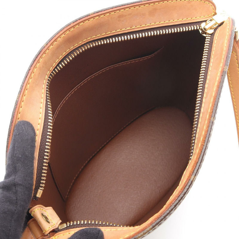 LOUIS VUITTON Drouot 單肩包 M51290 Monogram 帆布 棕色 二手 女士 LV-2